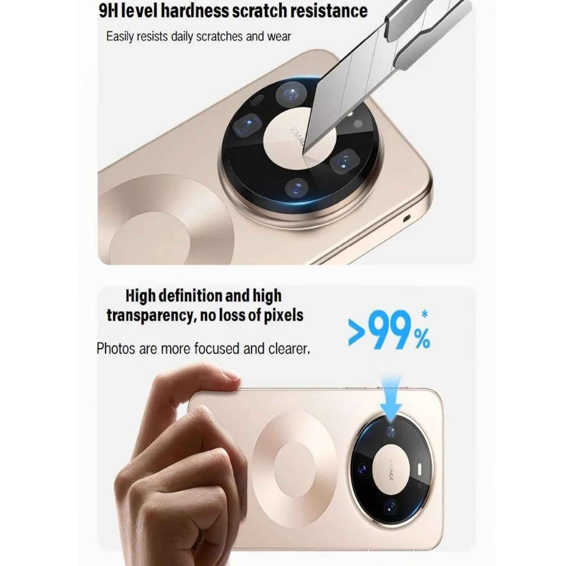 Hoda 99% Light Transmittance Glass Lens Protector for HUAWEI Mate 80 Pro Max / 80 Pro / 80 RS / 80 / X7
