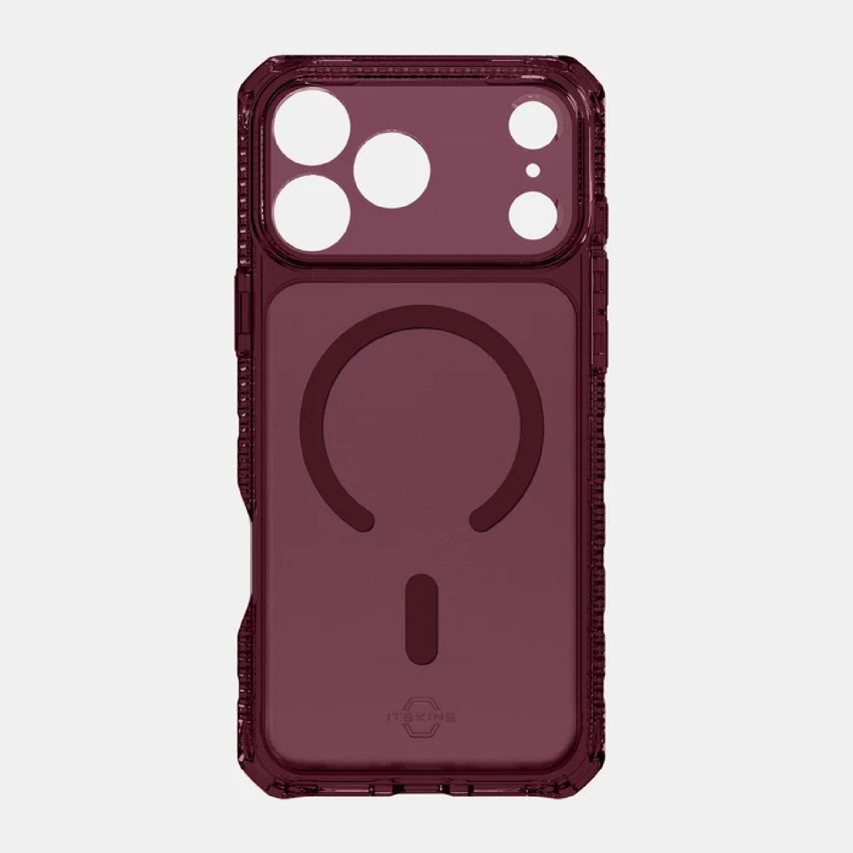 ITSKINS HYBRID R VAPOR Magnetic Case for iPhone 18 Pro Max / 18 Pro / 17 Pro Max / 17 Pro -  Fingerprint-Resistant Frosted Back
