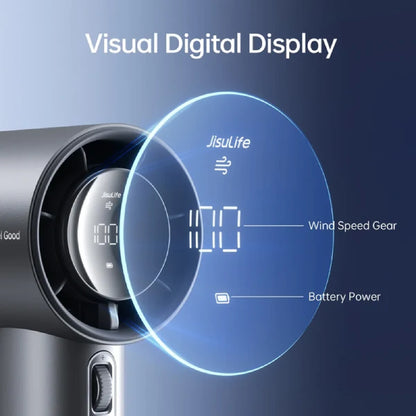 JisuLife Pro1 S Handheld Fan ( 2026 ) Up to 40 hours Battery Life 100 Speed Level 5000mAh
