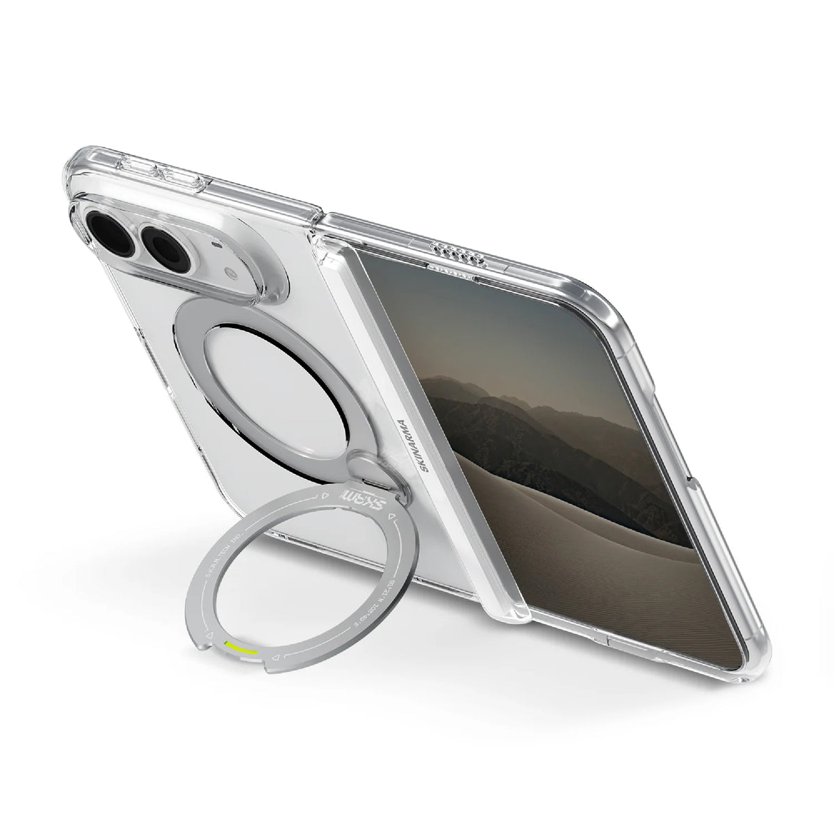 Skinarma Saido XE Magnetic Case for iPhone Duo with Full Hinge Protection and Rotating Metallic Stand