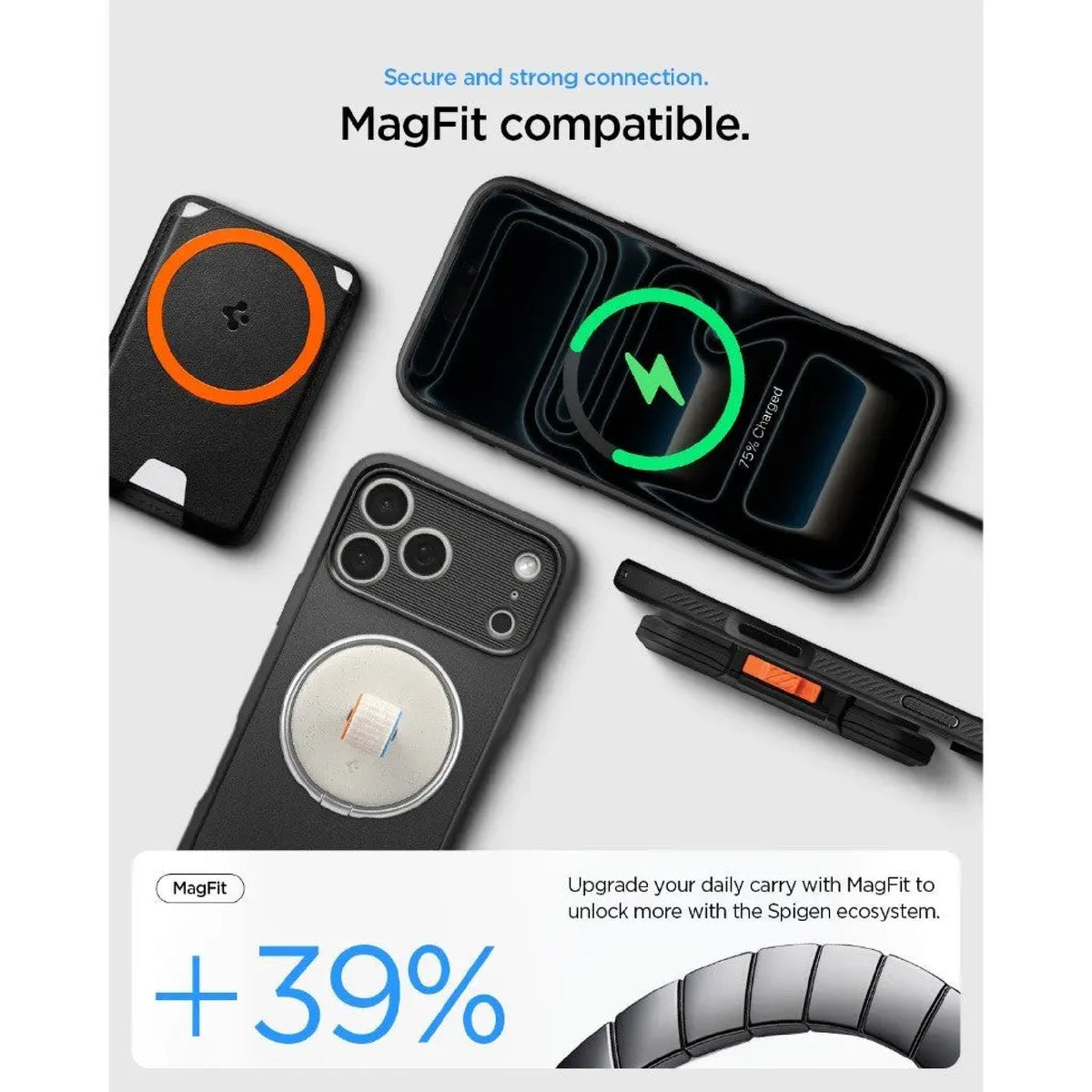 Spigen Rugged Armor MagFit Magnetic Case for iPhone 18 Pro Max / 18 Pro / 17 Pro Max / 17 Pro