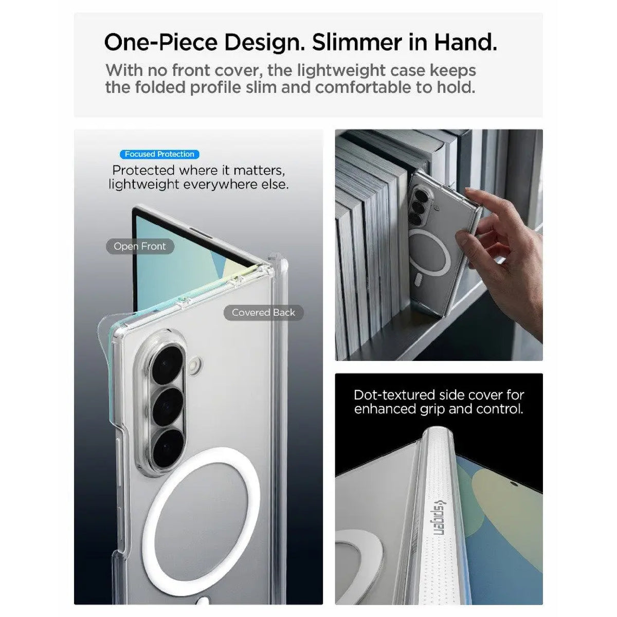 Spigen Air Skin Zero Mag Fit Magnetic Case for Samsung Galaxy Z Fold 8 Ultra