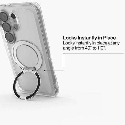 PLES Arche Mag Stand Magnetic Case for Samsung Galaxy S26 Series with 360° Rotatable Ring Stand