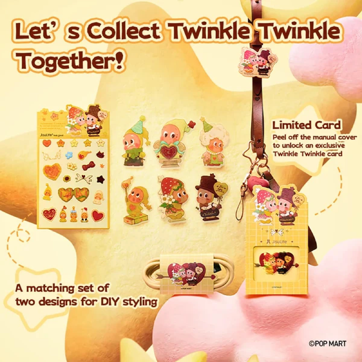 Jisulife x POP MART TWINKLE TWINKLE Handheld Fan Pro1 S Gift Box 5000mAh 9m/s High-Speed Airflow