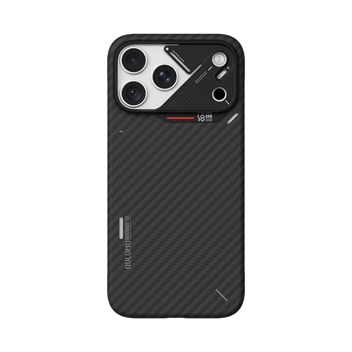 AULUMU A18 Aramid Fiber Classical Magnetic Case for iPhone 18 Pro Max / 18 Pro / 17 Pro Max / 17 Pro