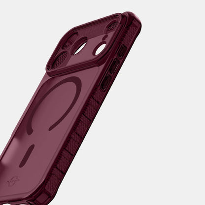 ITSKINS HYBRID R VAPOR Magnetic Case for iPhone 18 Pro Max / 18 Pro / 17 Pro Max / 17 Pro -  Fingerprint-Resistant Frosted Back