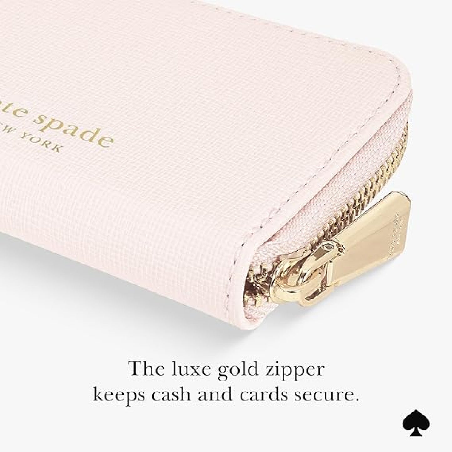 Kate Spade Devin Zip Magnetic Wallet / Card Holder - Compatible with MagSafe