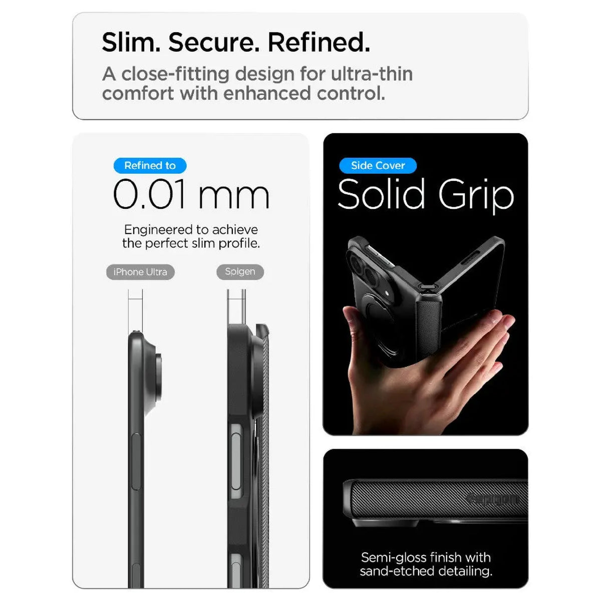 Spigen Slim Armor Pro S MagFit Magnetic Case for iPhone Duo Full Hinge Protection and 360 Rotating Metallic Stand