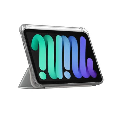ZAGG Hampton Folio Case for iPad Mini A17 Pro ( 7th Gen ) / Mini Gen 6 - Light Gray