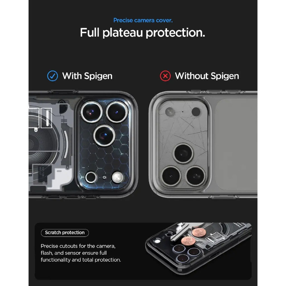 Spigen Ultra Hybrid MagFit Zero One Magnetic Case for iPhone 18 Pro Max / 18 Pro / 17 Pro Max / 17 Pro -  with Camera Control Buttons