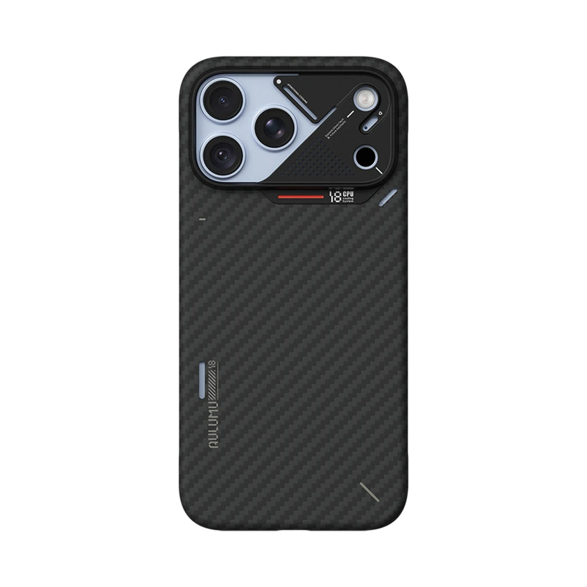 AULUMU A18 Aramid Fiber Classical Magnetic Case for iPhone 18 Pro Max / 18 Pro / 17 Pro Max / 17 Pro