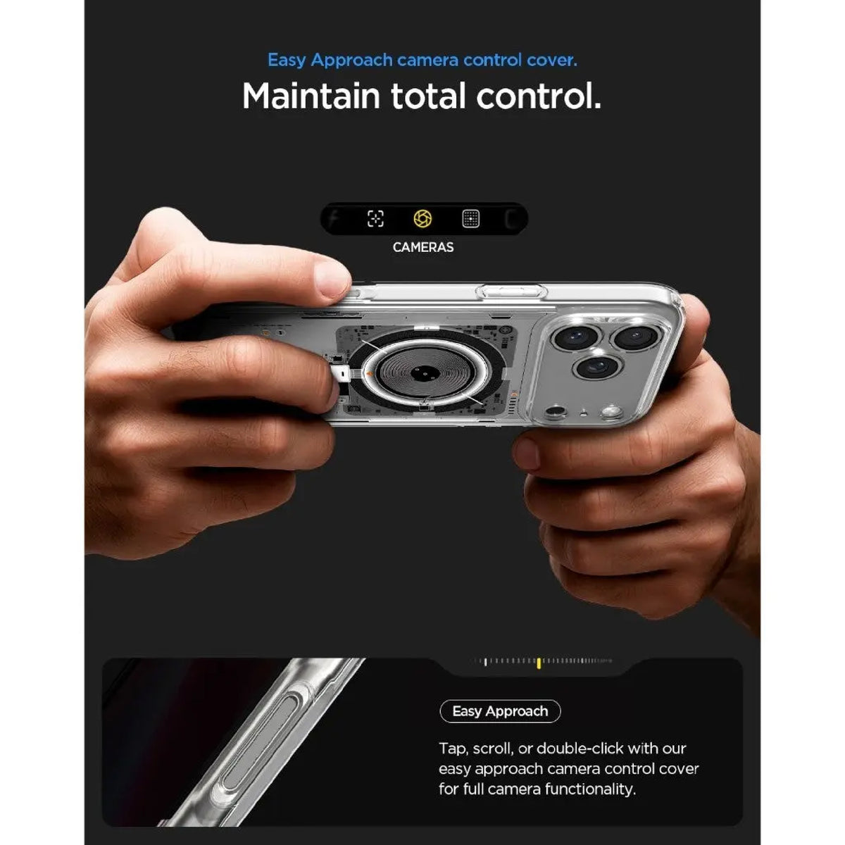 Spigen Ultra Hybrid MagFit Neo One Magnetic Case for iPhone 18 Pro Max / 18 Pro / 17 Pro Max / 17 Pro