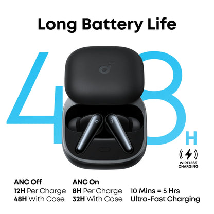 SOUNDCORE Liberty 5 By Anker with ANC 3.0 Noise Cancelling Wireless Bluetooth Earbuds