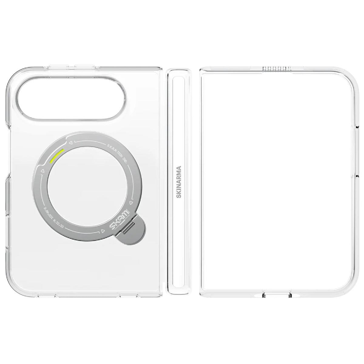 Skinarma Saido XE Magnetic Case for iPhone Duo with Full Hinge Protection and Rotating Metallic Stand