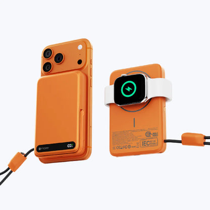 MAZER MagLink19 10,000mAh Magnetic Wireless Powerbank with Built-in USB-C Cable and Kickstand CCC Certified