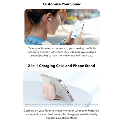 SOUNDCORE R50I NC By Anker Noise Cancelling Wireless Bluetooth Earbuds