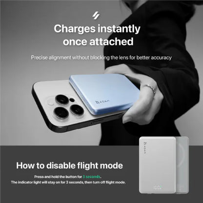 ADAM Elements VIONTA L5 / L10 ( 5,000mAh / 10,000mAh ) Ultra Slim Magnetic Wireless Power Bank CCC Certified