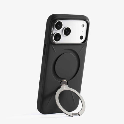 TORRAS Ostand Q3 Silicone Case for iPhone 17 Pro Max / 17 Pro - 360 Pivot Rotation Angle