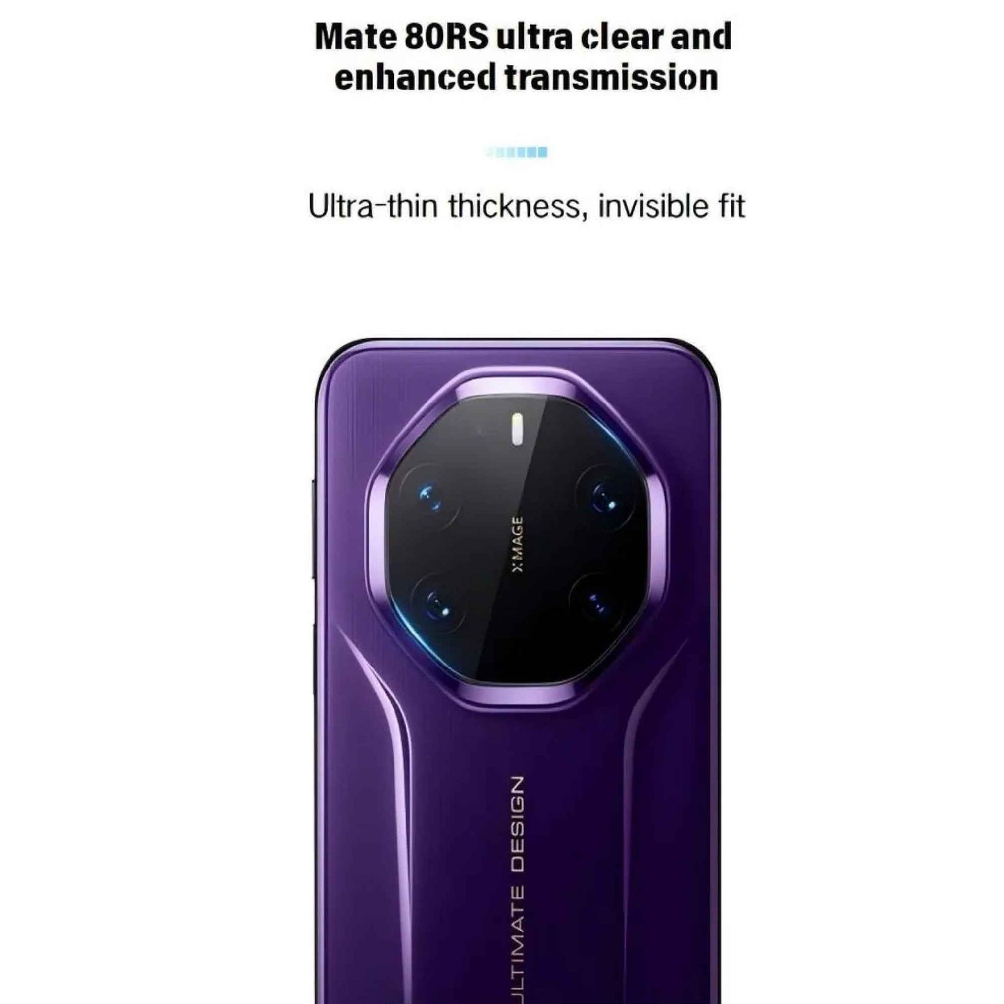 Hoda 99% Light Transmittance Glass Lens Protector for HUAWEI Mate 80 Pro Max / 80 Pro / 80 RS / 80 / X7