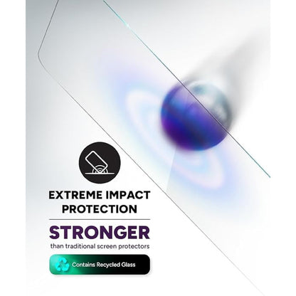 ZAGG Glass Plus Screen Protector for Samsung Galaxy A15 / A25 / A35 / A55 - 3X Shatter Resistance with EZ Apply Frame