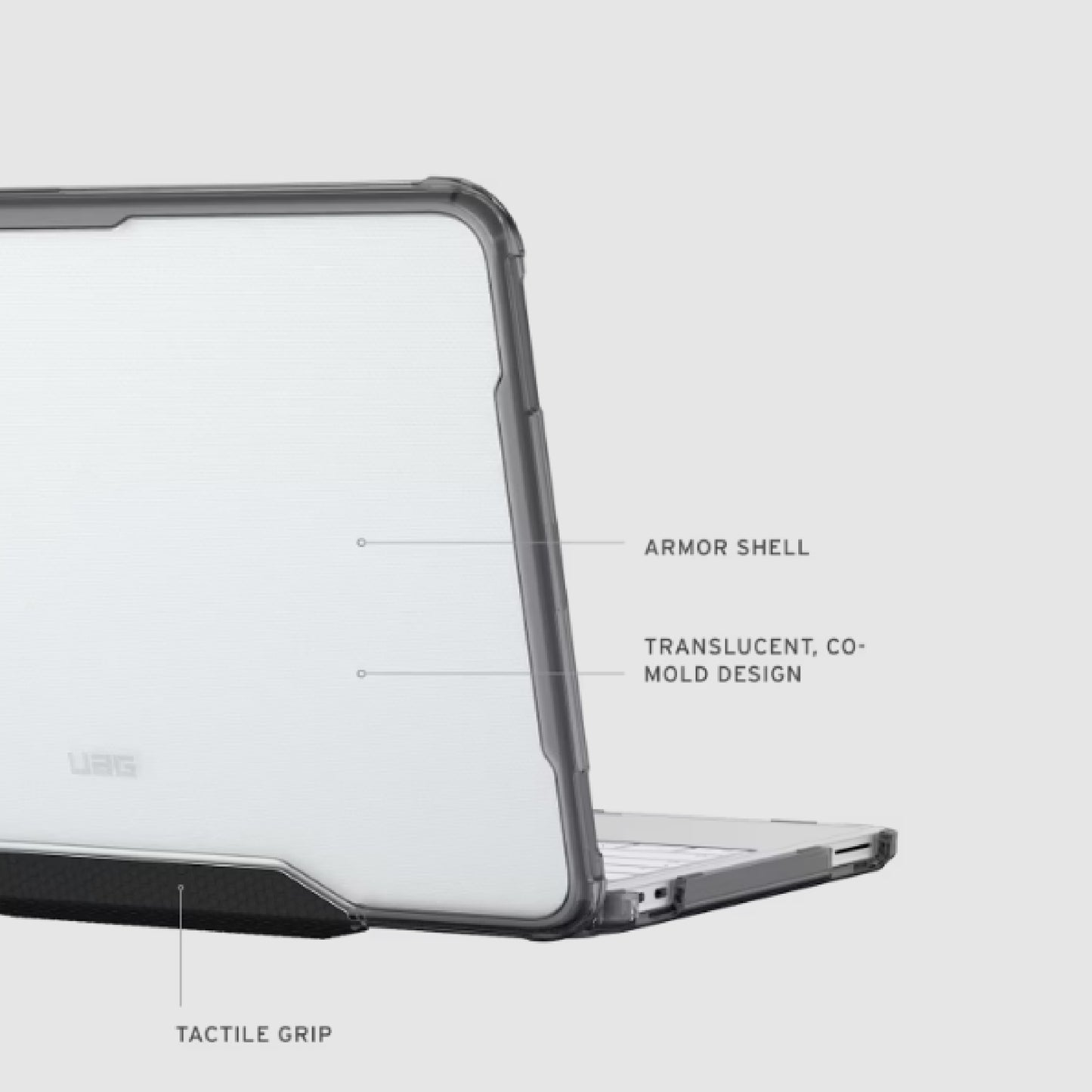 UAG Plyo Case for MacBook Neo 13" ( 2026 ) Scratch-resistant Armor Shell