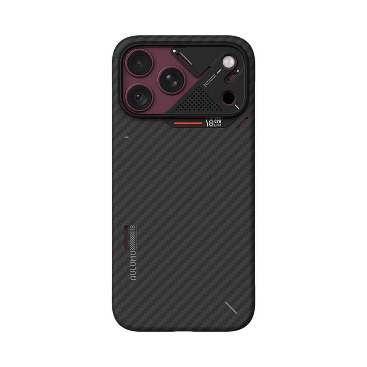 AULUMU A18 Aramid Fiber Classical Magnetic Case for iPhone 18 Pro Max / 18 Pro / 17 Pro Max / 17 Pro
