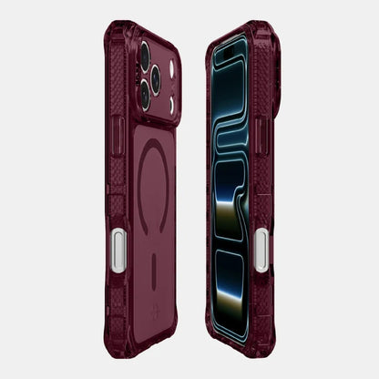 ITSKINS HYBRID R VAPOR Magnetic Case for iPhone 18 Pro Max / 18 Pro / 17 Pro Max / 17 Pro -  Fingerprint-Resistant Frosted Back