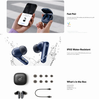SOUNDCORE P40i By Anker with Adaptive ANC Noise Cancelling Earbuds