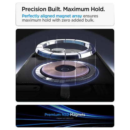 Spigen Slim Armor Pro S MagFit Magnetic Case for iPhone Duo Full Hinge Protection and 360 Rotating Metallic Stand