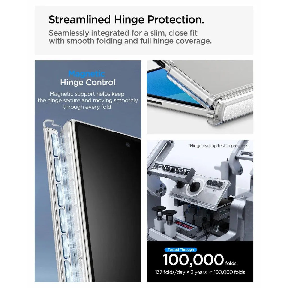 Spigen Air Skin Zero Mag Fit Magnetic Case for Samsung Galaxy Z Fold 8 Ultra