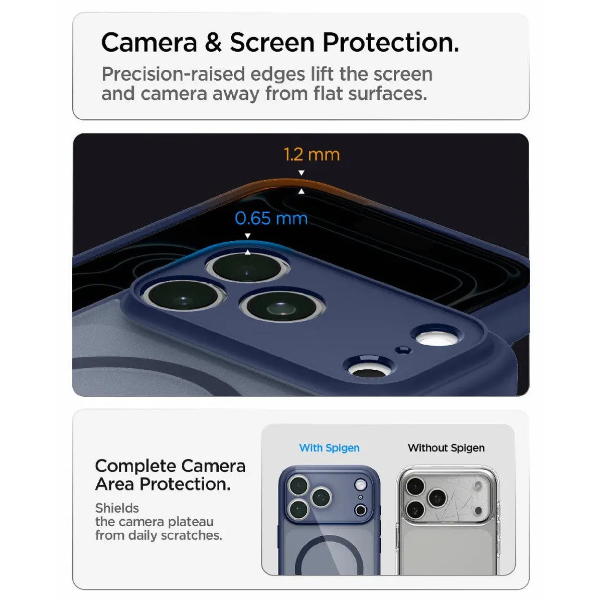 Spigen Ultra Hybrid MagFit Magnetic Case for iPhone 18 Pro Max / 18 Pro / 17 Pro Max / 17 Pro with Camera Control Buttons