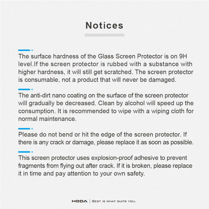Hoda Clear 0.33mm 2.5D Tempered Glass Screen Protector for Samsung Galaxy Z Fold 8 Ultra (Front Screen) Case Friendly