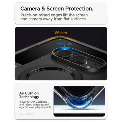 Spigen Slim Armor Pro S MagFit Magnetic Case for iPhone Duo Full Hinge Protection and 360 Rotating Metallic Stand
