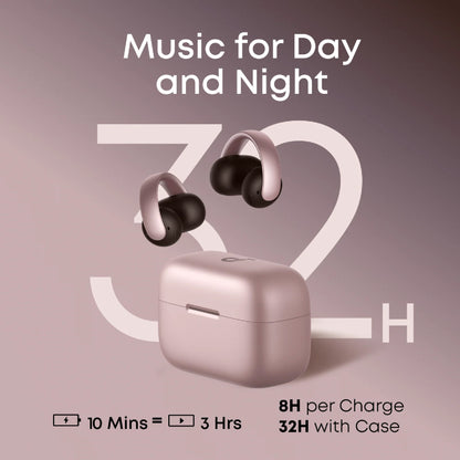 SOUNDCORE AeroClip By Anker Open-Ear Clip-On Earbuds with Adaptive Comfort AI-Boosted Clear Calls