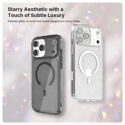 JTLEGEND Hybrid Cushion Glitter Magnetic Case for iPhone 18 Pro Max / 18 Pro / 17 Pro Max / 17 Pro with Camera Control Buttons