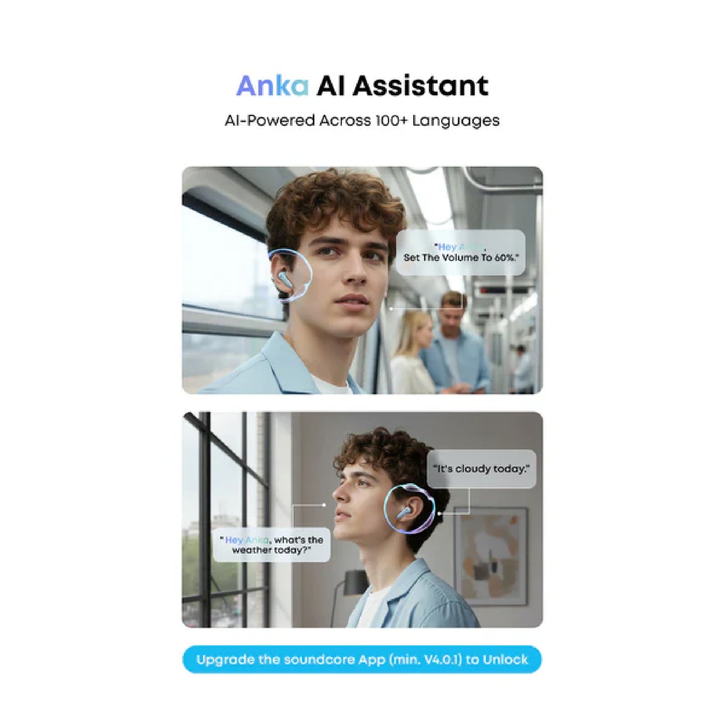 SOUNDCORE R60i By Anker with ANC Adaptive Noise Cancelling Wireless Earbuds Up to 50H Playtime