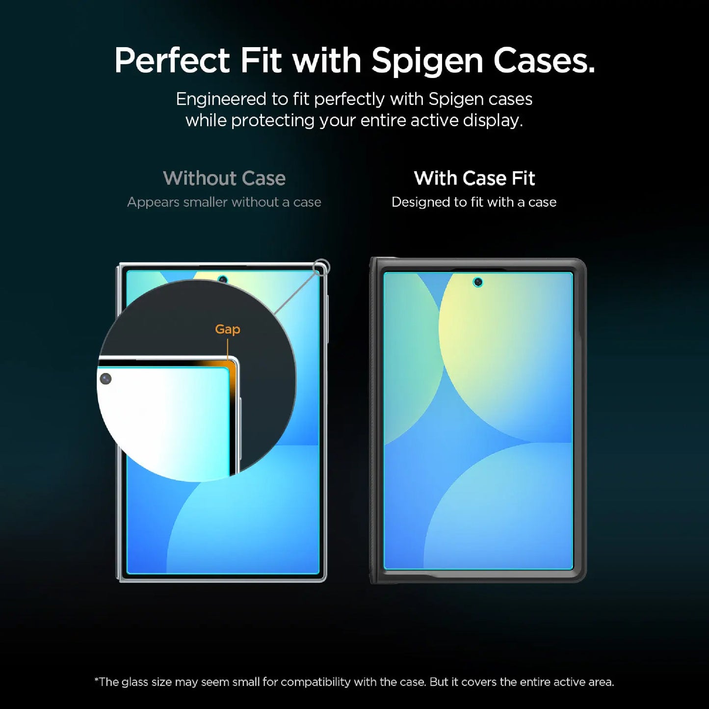 [2 Pack] Spigen Glas.tR EZ Fit HD Tempered Glass for Samsung Galaxy Z Fold 8