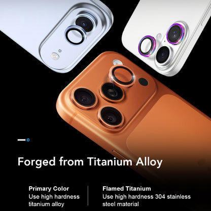 Hoda Sapphire Stainless Steel Lens Protector for iPhone Duo ( 2 pieces / set )