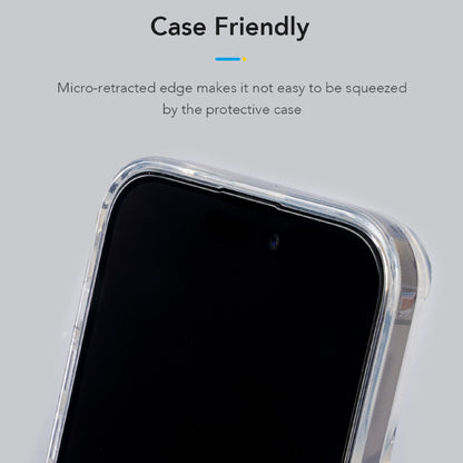 Hoda 2.5D Clear ( Case-Friendly ) Tempered Glass Screen Protector with Lens Base for iPhone Duo ( Front Screen Only )