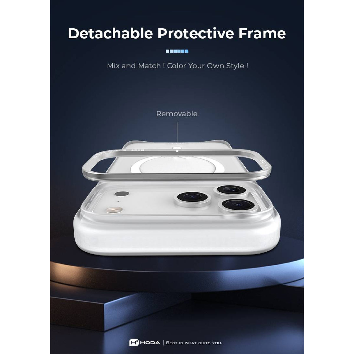 Hoda ROUGH Military Standard Magnetic Case for iPhone 18 Pro Max / 18 Pro / 17 Pro Max / 17 Pro with Camera Control Buttons