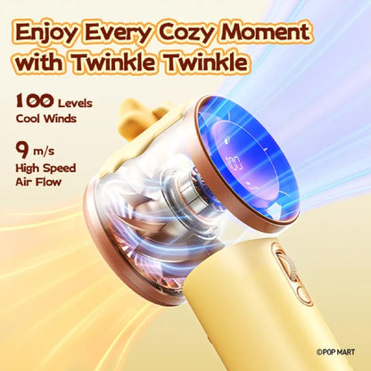 Jisulife x POP MART TWINKLE TWINKLE Handheld Fan Pro1 S Gift Box 5000mAh 9m/s High-Speed Airflow