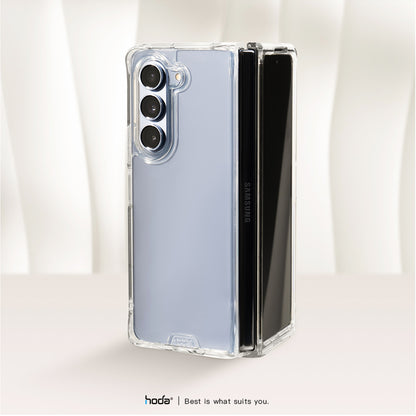 Hoda Crystal Pro Glass Case Military Standard for Samsung Z Flip 5 / Z Fold 5 - Clear - Forexengineer -Malaysia- 4711441975753-4711441975739
