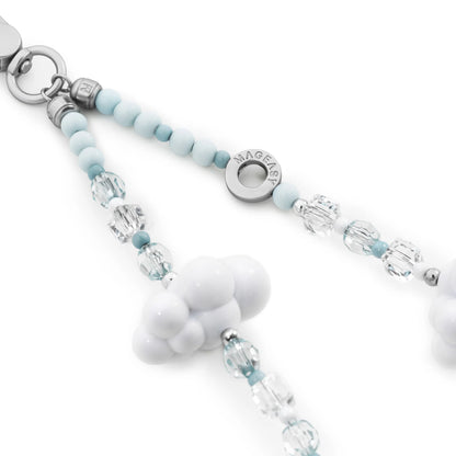 MAGEASY Beaded Wrist Strap + Strap Card - 360° Rotating Metal Buckle
