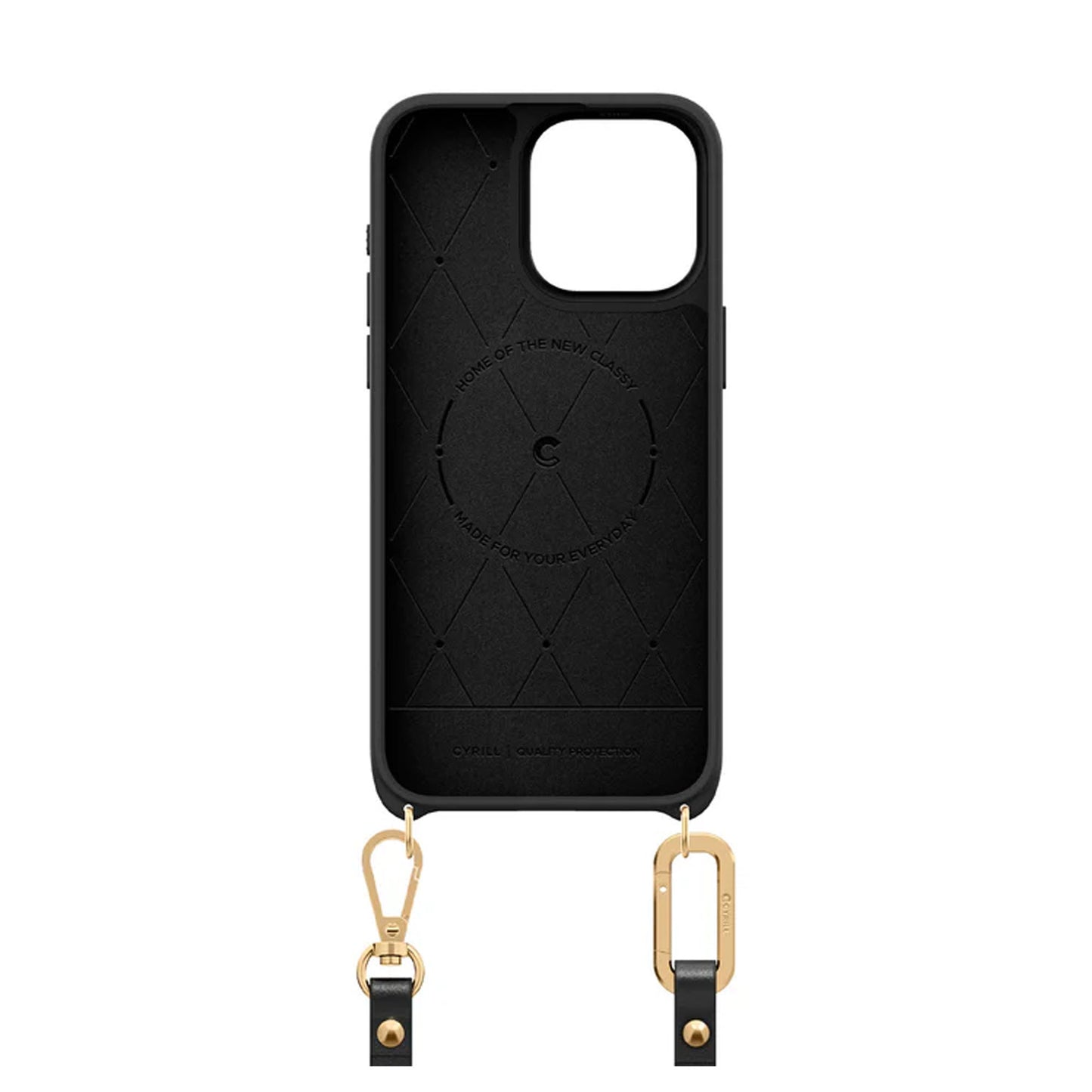 Spigen Cyrill Classic Charm Mag for iPhone 15 Series - Comes with Aux-Leather Strap and Magsafe Compatible