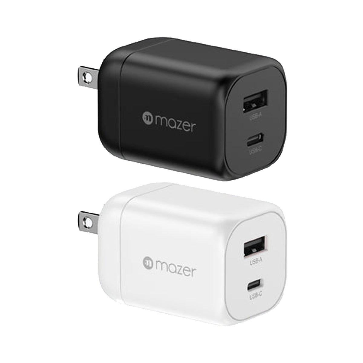 Mazer Prestige GaN Mini 60W Dynamic Power Wall Adaptor Charger Fast Charging ( 2 Ports )