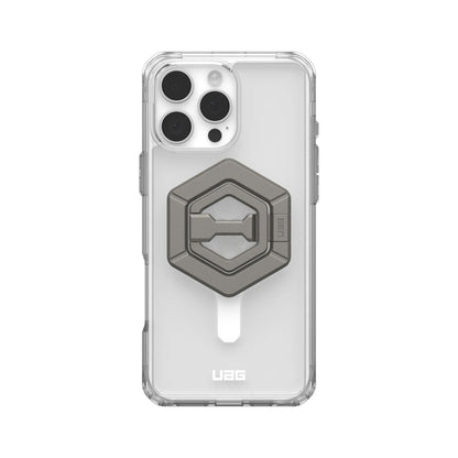 UAG Plyo MagSafe Bundle - Ice White Case + Titanium Ring Stand for iPhone 16 Pro Max - Forexengineer -Malaysia