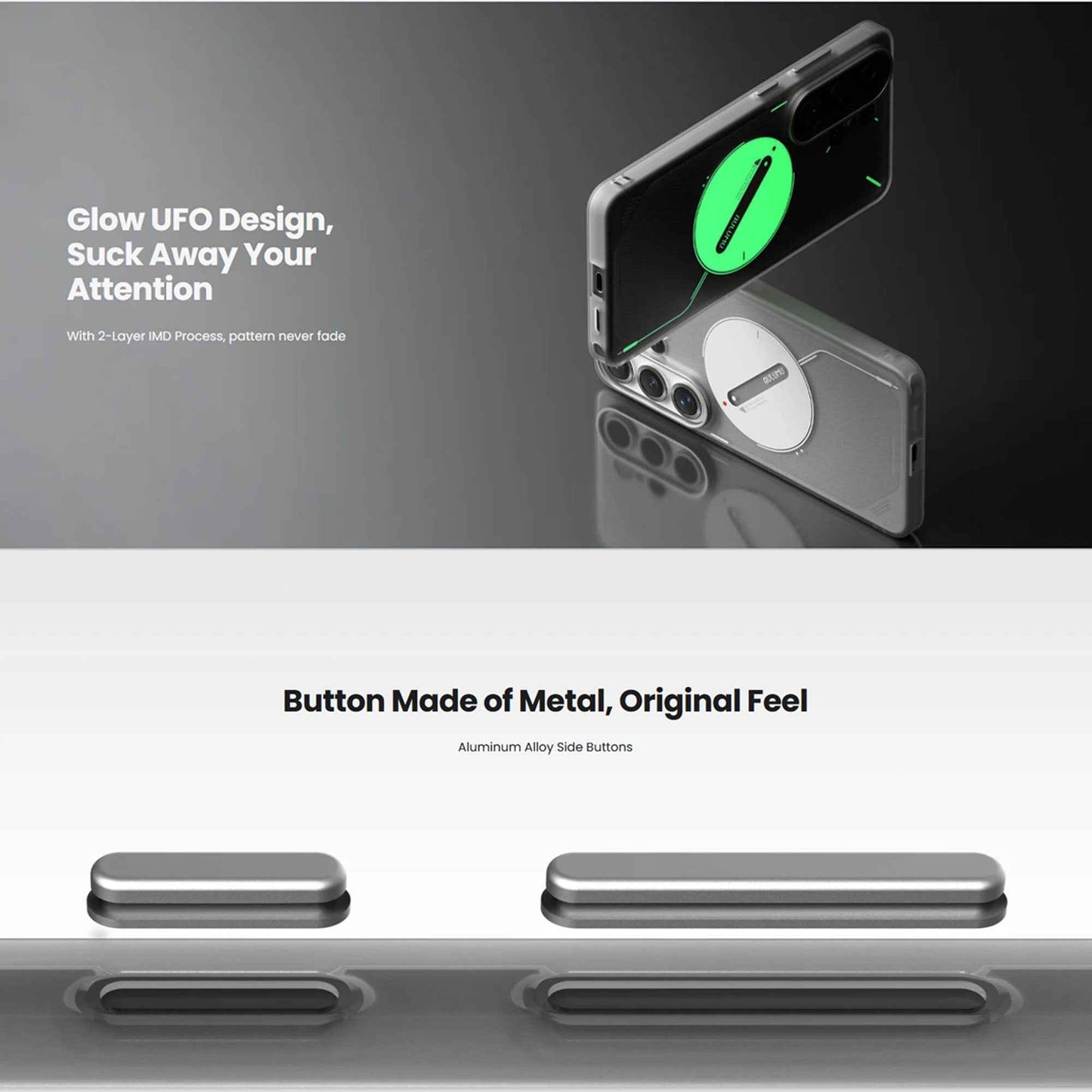 AULUMU Frosted Glow Case for Samsung Galaxy S26 Ultra - Magsafe Compatible