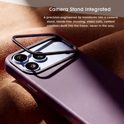 Laut Luxedge Vegan Leather Case with Camera Stand for iPhone 18 Pro Max / 18 Pro / 17 Pro Max / 17 Pro with Camera Control Button