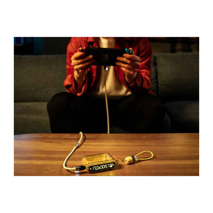Sharge Shargeek Starship Seer 10000 mAh Powerbank 35W Build-In Cable and Digital Alarm Clock - Forexengineer -Malaysia- 6973154657373-6973154656918