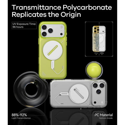 AULUMU A18 Ghost Lumen Transparent Case for iPhone 18 Pro Max / 18 Pro / 17 Pro Max / 17 Pro